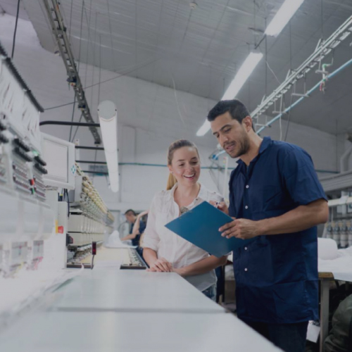 In-house custom workwear print room In-house custom workwear print room