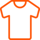 Plain t-shirt icon Plain t-shirt icon